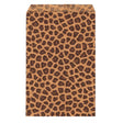 Animal Print Gift Shopping Bags, 100 Per Pack, 6" x 9"