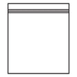2" x 2"Reclosable Poly Bags 100 Bags