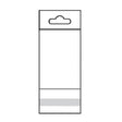 Clear Hanging OPP Bag  2" x 3"