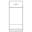 Clear Hanging OPP Bag  4" x 6"