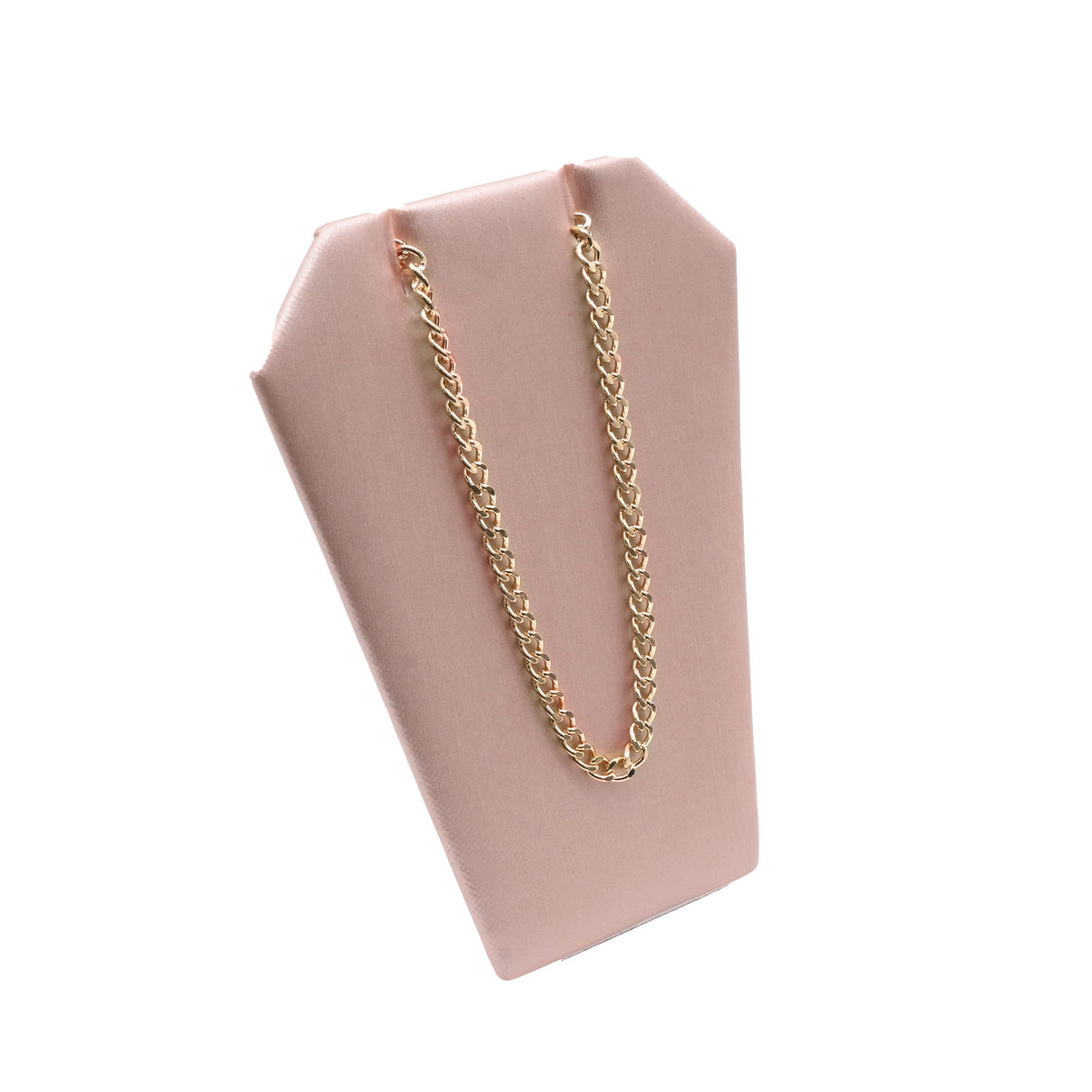 Champagne Pink Leatherette Earring / Pendant Stand - 4-3/4" Tall