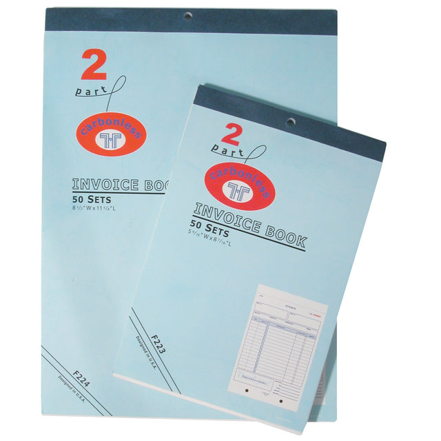 2-Part Carbonless Sales Book