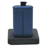 Blue Leatherette Jewelry Ring Display Stand 2-3/8" Tall