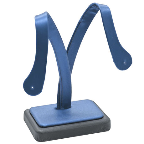 Blue Leatherette Earring Display Tree Stand
