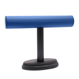 Blue Leatherette Jewelry Bracelet Display T-Bar
