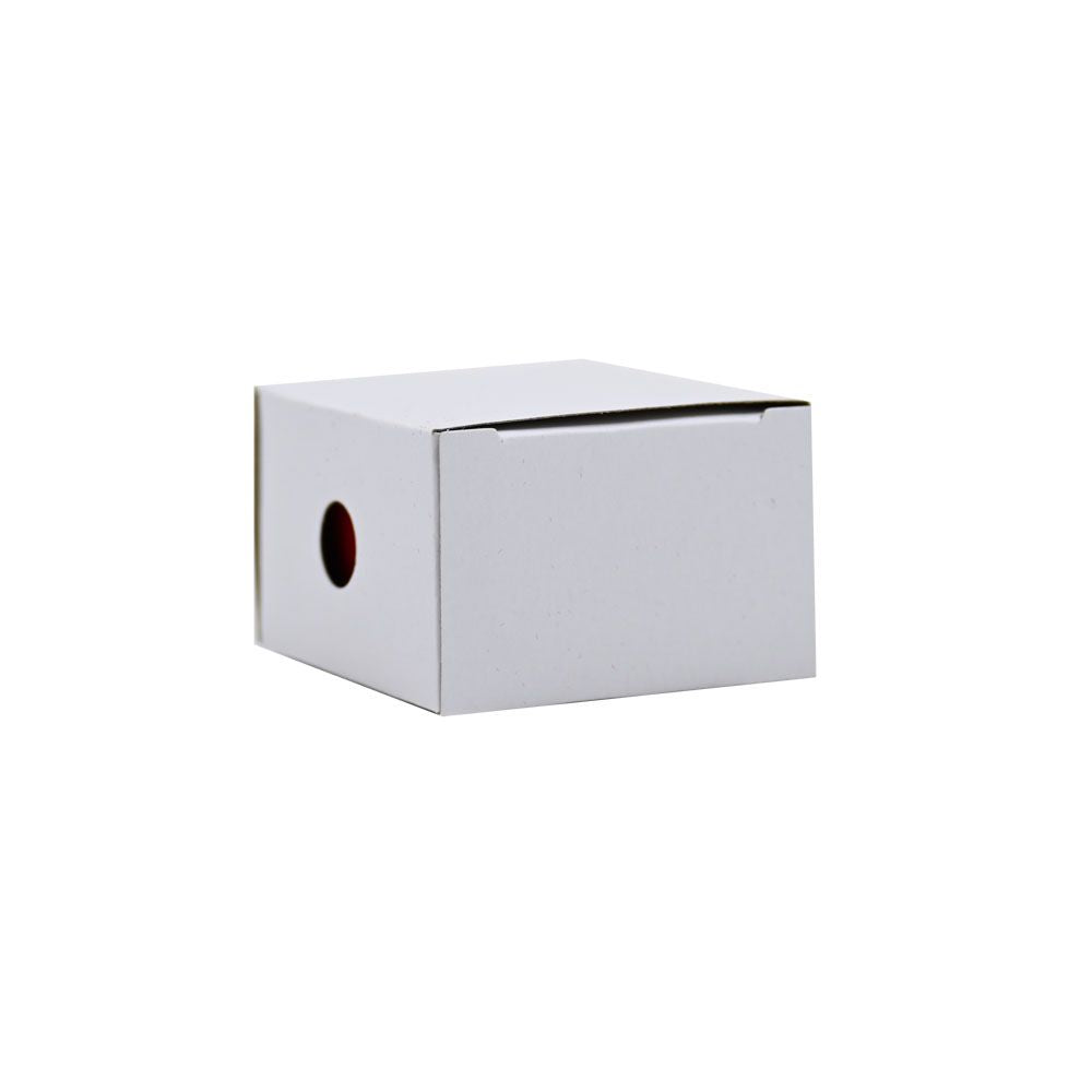 Red Flocked Velour Jewelry Earring Boxes