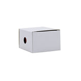 Red Flocked Velour Jewelry Earring Boxes