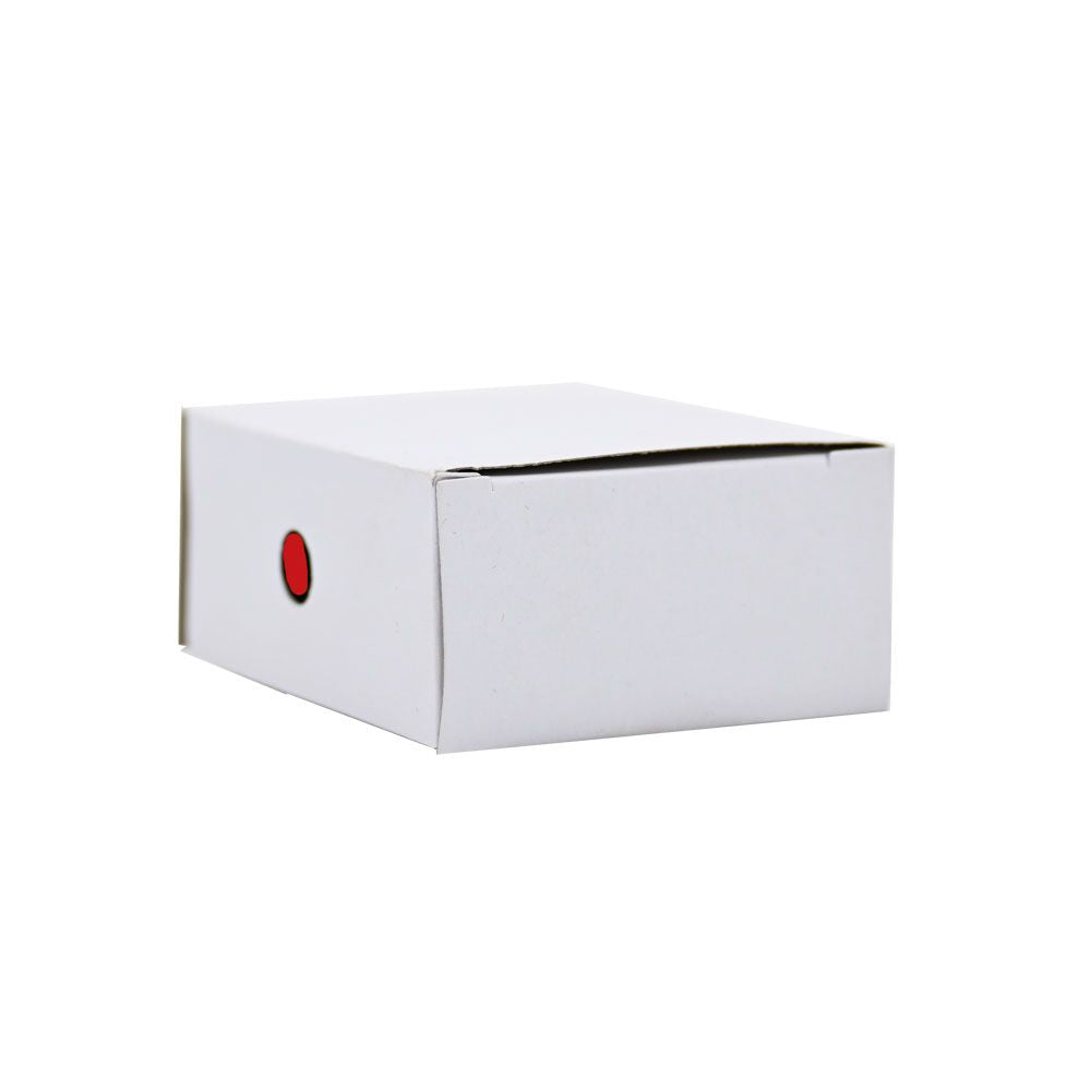 Red Flocked Velour Jewelry Pendant Packaging Boxes
