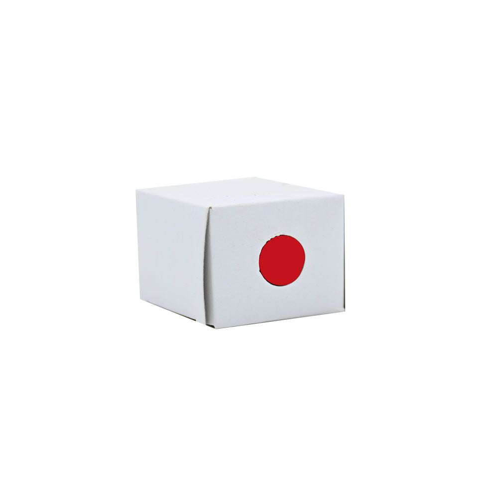 Red Flocked Velour Jewelry Earring Gift Boxes
