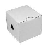 Black Flocked Velour Heart Shaped Jewelry Ring Boxes