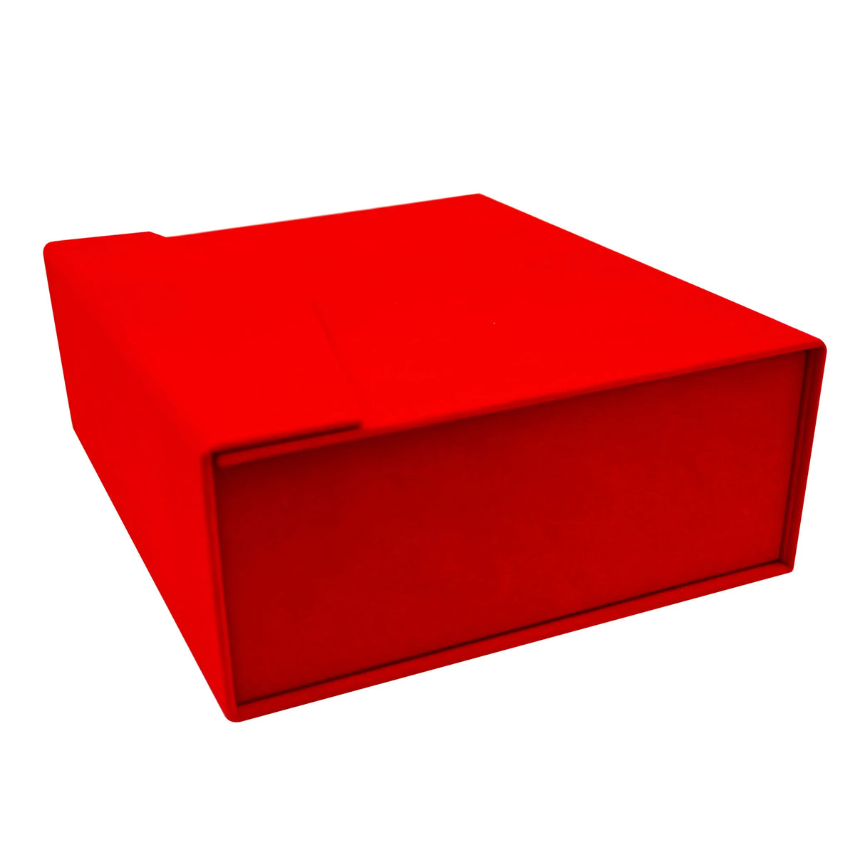 Red Velvet Tri-Fold Necklace & Earring Presentation Box