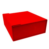 Red Velvet Tri-Fold Necklace & Earring Presentation Box
