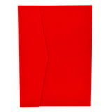 Large Red Velvet Tri-Fold Necklace & Earring Presentation Box