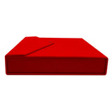 Large Red Velvet Tri-Fold Necklace & Earring Presentation Box – 9.5" × 10"