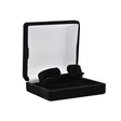 Black Flocked Velour Jewelry Watch Boxes