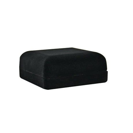 Black Flocked Velour Jewelry Watch Boxes