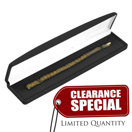Black Flocked Bracelet Box