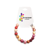 Folding Bracelet & Necklace Cards 2-1/2" x 5" | Woven White Linen | Folds to 2-1/2" x 2-1/2"