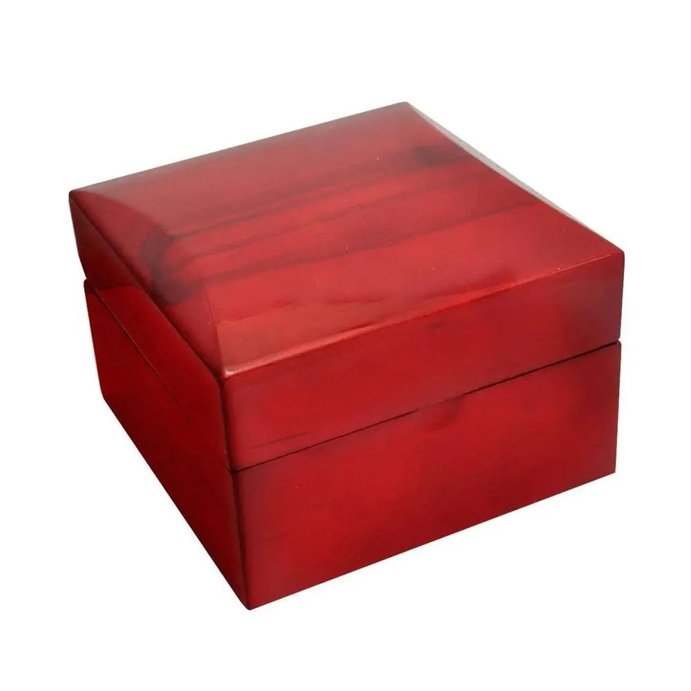 Red Rosewood Jewelry Bracelet / Watch Pillow Boxes