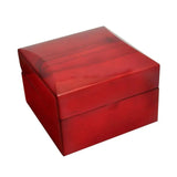 Red Rosewood Jewelry Bracelet / Watch Pillow Boxes