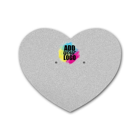  Matte Grey Heart Earring Card  2-1/2" x 2-1/6"