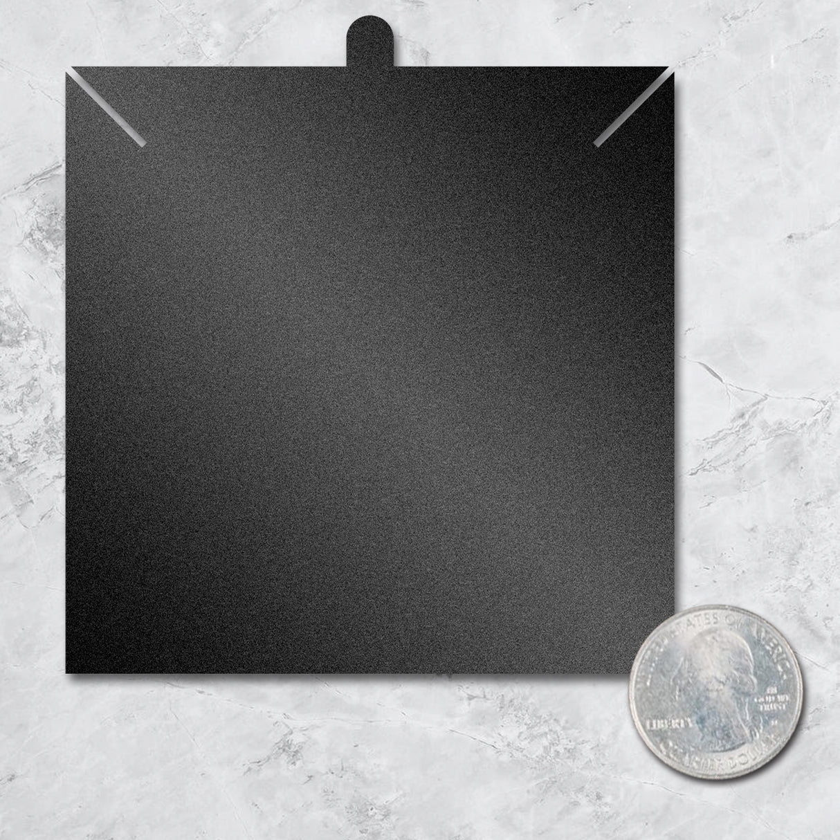 Shimmer Black Necklace 3-2/5" x 3-2/5"