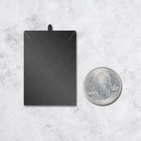 Shimmer Black Necklace 2" x 3"