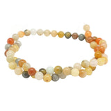 Rainbow Jade Nephrite Beads – 6mm Round | 15–16 Inch Strand