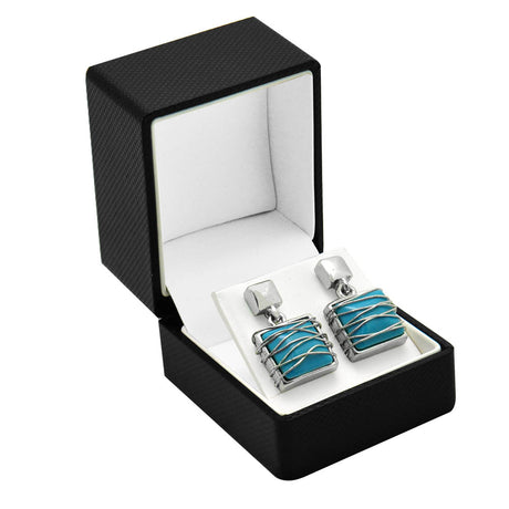 Premium Black Textured Jewelry Earring Gift Boxes