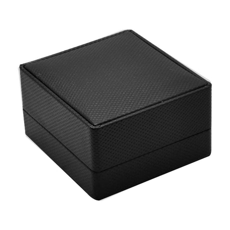 Premium Black Textured Jewelry Pendant Gift Packaging Box