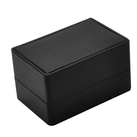 Premium Ribbon Dual Ring Box Black