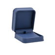 Navy Blue Leatherette Jewelry Pendant Gift Boxes
