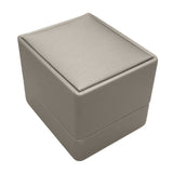 Luxury Silver Luna Leatherette Jewelry Ring Gift Boxes