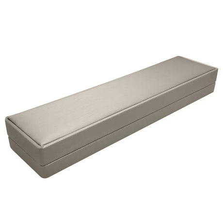 Silver Luna Leatherette Jewelry Bracelet / Watch Gift Boxes 