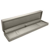 Silver Luna Leatherette Jewelry Bracelet / Watch Gift Boxes 