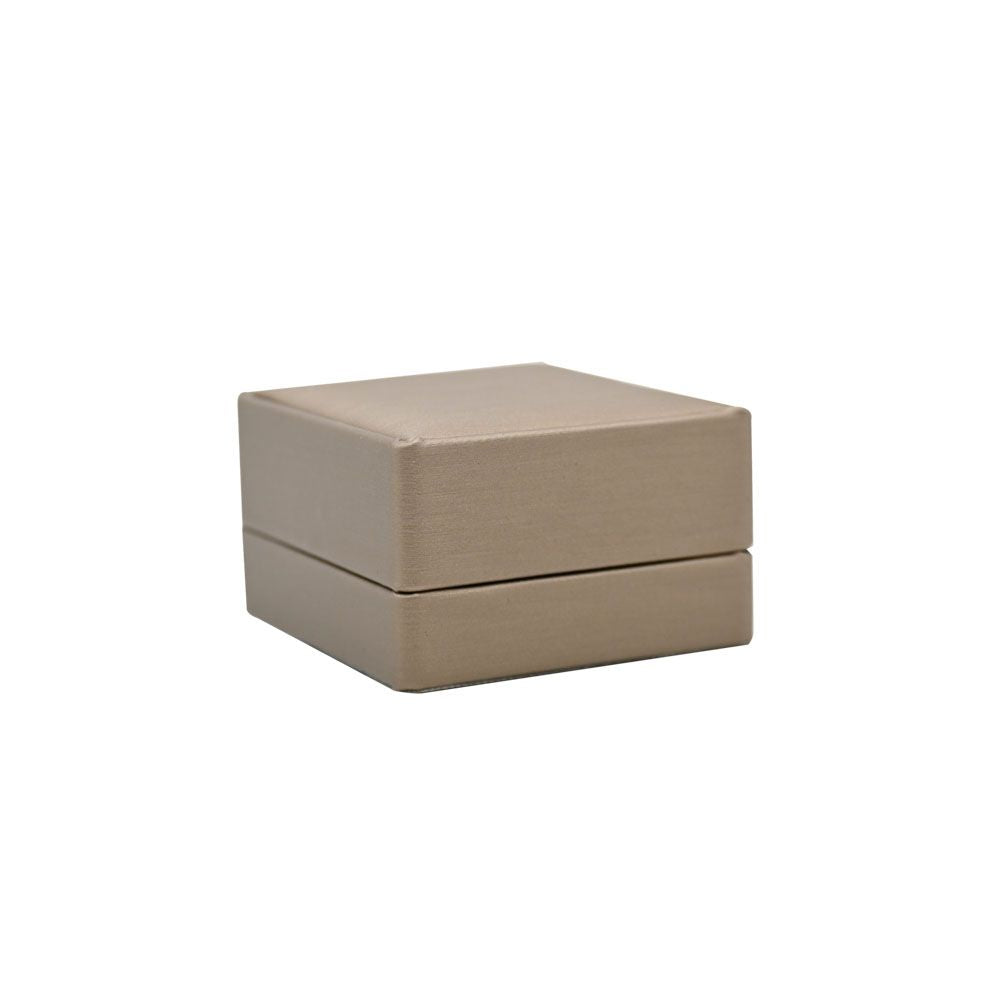 Luxury Bronze Leatherette Jewelry Pendant Gift Boxes 