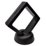 Black Plastic with Clear Center Jewelry Earring and Gemstone Display Box