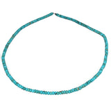 Kingman Turquoise Heishi Rondelle Beads – Zachery Treated | Arizona Turquoise | Jewelry Designer Grade