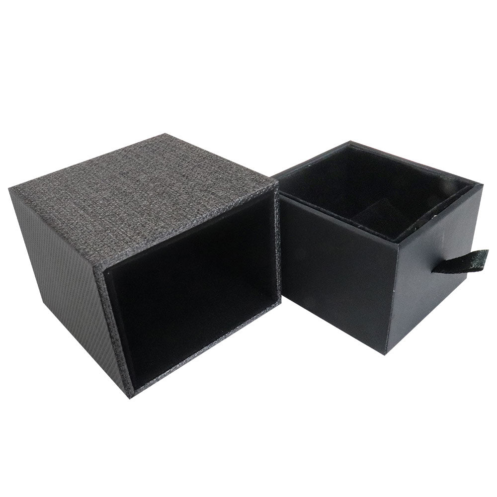 Metallic Grey Slider Ring Box