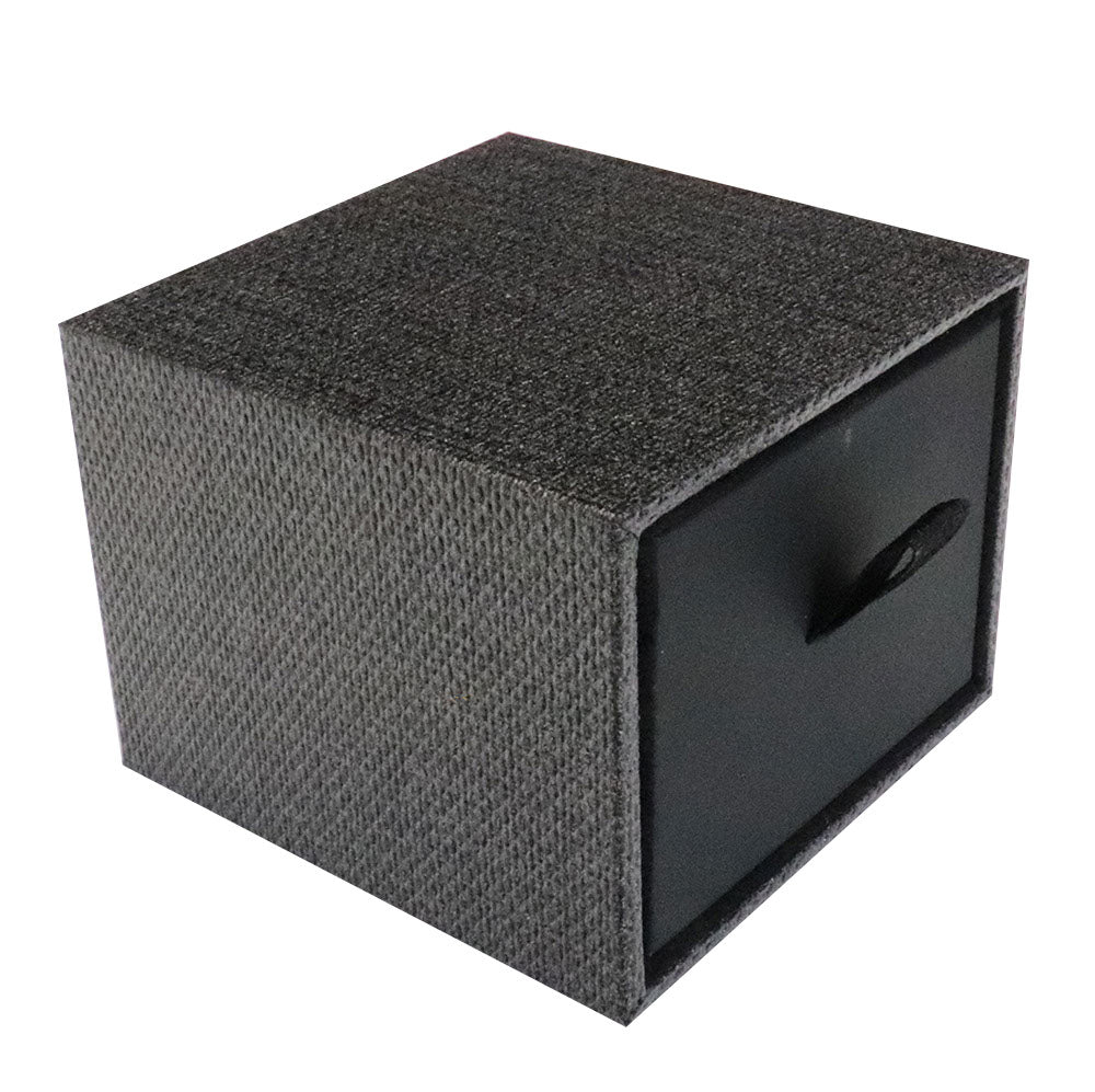 Metallic Grey Slider Ring Box