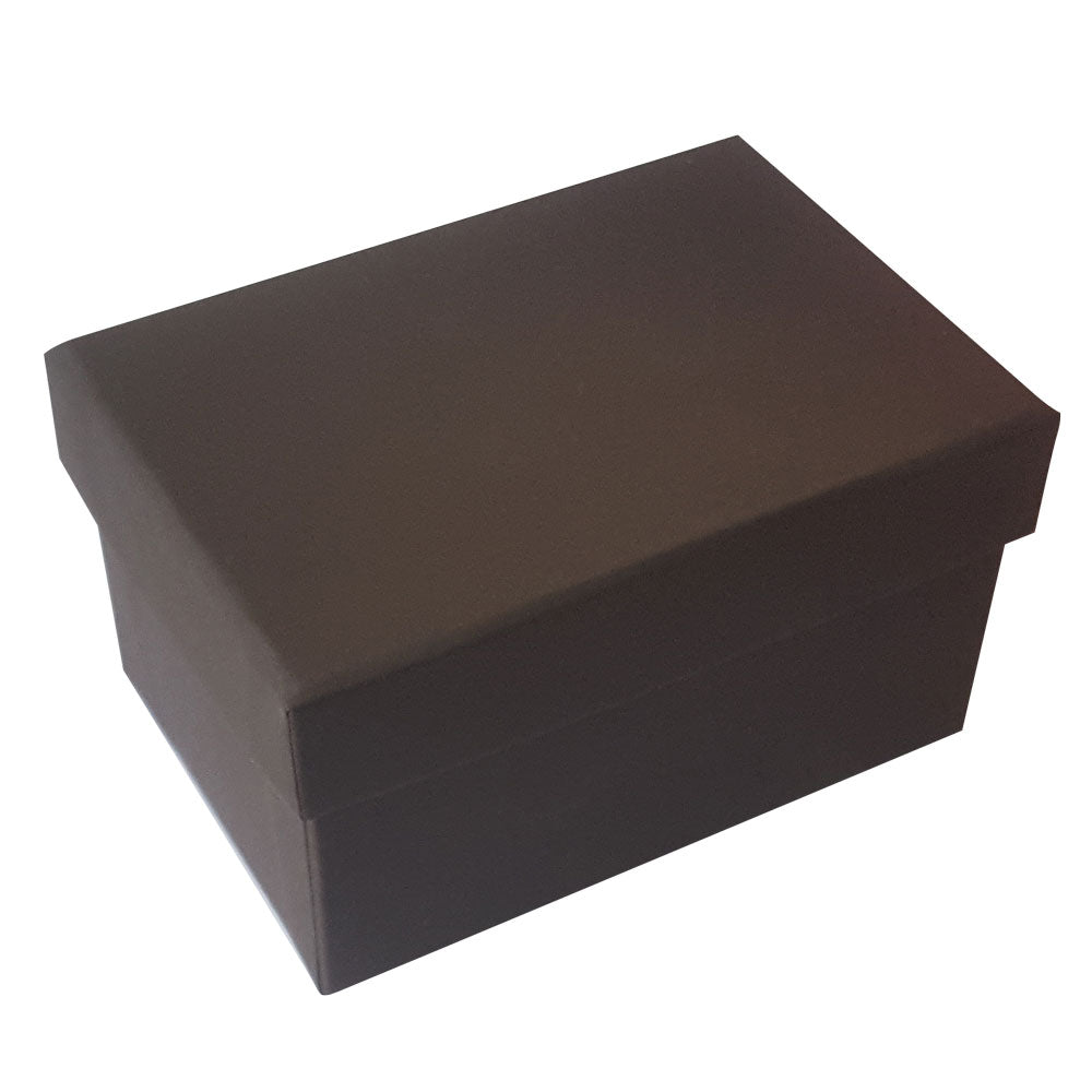 Mahogany Brown Dual Ring Box 