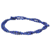 Lapis Lazuli Round Beads 4mm A Grade | Natural Gemstone Strand
