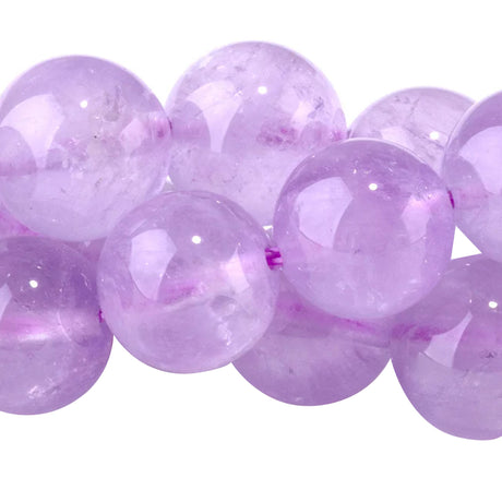 AAA Grade Lavender Amethyst Beads 10mm Round – 15" Strand