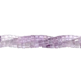 Lavender Amethyst Banded Faceted Tyre Beads 8mm – 15" Strand
