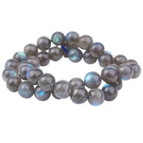 Labradorite Round Beads AAA-Grade 10mm | Madagascar Gemstone | 15-16" Strand
