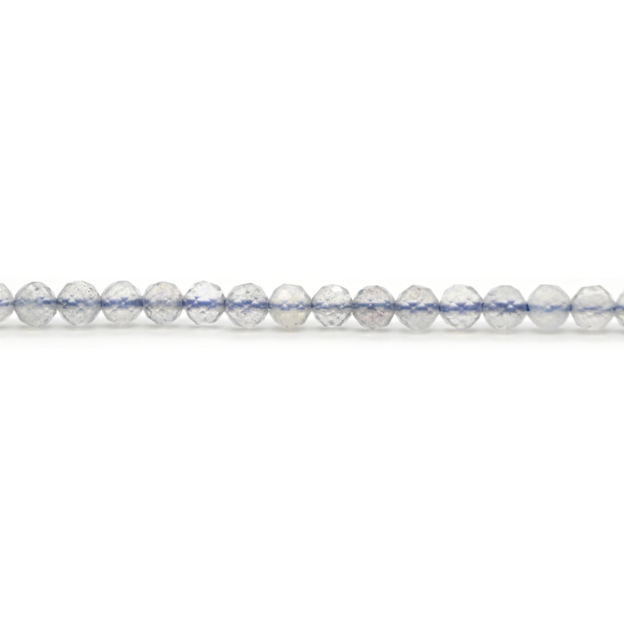 Labradorite Faceted  Round Beads AAA- 3mm - Natural Madagascar Gemstone Strand