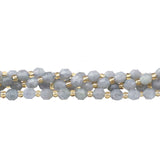 Labradorite Faceted Nugget Beads 6mm - 15-16" Strand