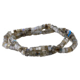 Madagascar Labradorite Faceted Hexagon Beads 6mm - 15-16" Strand