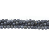 Dark Labradorite Beads 6mm Round | A-Grade Madagascar | 15-16" Strand