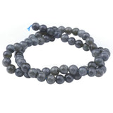 Dark Labradorite Beads 6mm Round | A-Grade Madagascar | 15-16" Strand